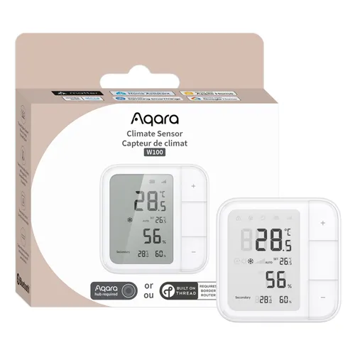 Aqara Climate Sensor W100 | Sensore climatico | Thread/Zigbee 0