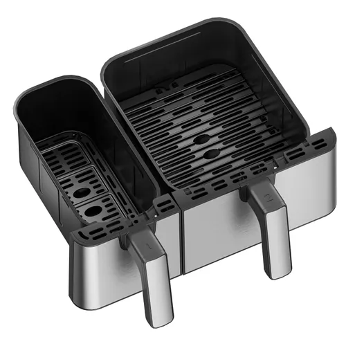 Extralink Home Air Fryer SJ-1000 PRO 10L EU | Фритюрница | (6.5L+3.5L) 2500W 4