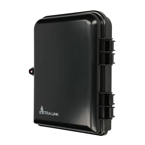 Extralink Eliza | Fiber optic terminal box | 16 core, black Mast mountableTak