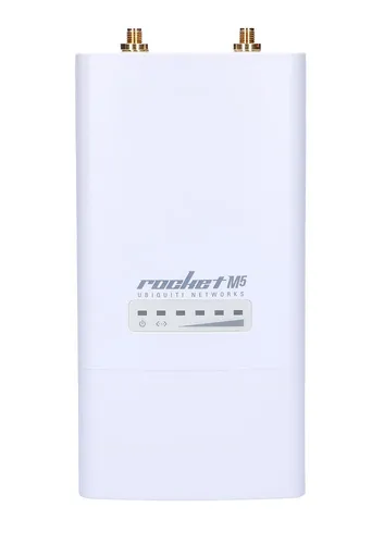 Ubiquiti RocketM5 | Stacja bazowa | 5GHz, 1x RJ45 100Mb/s, 2x RP-SMA 5 GHzTak