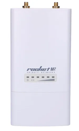 Ubiquiti RocketM2 |Základní stanice | 2,4GHz, 1x RJ45 100Mb/s, 2x RP-SMA 2,4 GHzTak