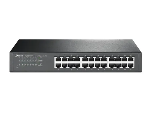 TP-Link TL-SG1024D | Switch | 24x RJ45 1000Mb/s, Rack/Desktop, Niezarządzalny Ilość portów LAN24x [10/100/1000M (RJ45)]
