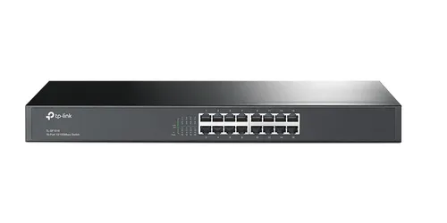 TP-Link TL-SF1016 | Schalter | 16x RJ45 100Mb/s, Rack Ilość portów LAN16x [10/100M (RJ45)]

