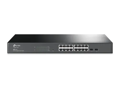 TP-Link T1600G-18TS (TL-SG2216) | Switch | 16x RJ45 1000Mb/s, 2x SFP, Gerenciado Ilość portów LAN16x [10/100/1000M (RJ45)]

