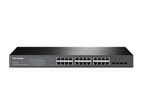 TP-Link TL-SG2424 | Switch | 24x RJ45 1000Mb/s, 4x SFP, Rack, Řízený Ilość portów LAN24x [10/100/1000M (RJ45)]
