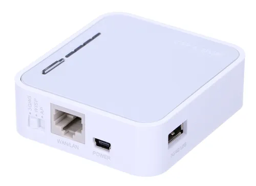 TP-Link TL-MR3020 | Router WiFi | 3G/4G, N150, 1x RJ45 100Mb/s, 1x USB Standardy sieci bezprzewodowejIEEE 802.11n
