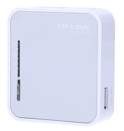 TP-Link TL-MR3020 | WiFi Yönlendirici | 3G/4G, N150, 1x RJ45 100Mb/s, 1x USB Standardy sieci bezprzewodowejIEEE 802.11b