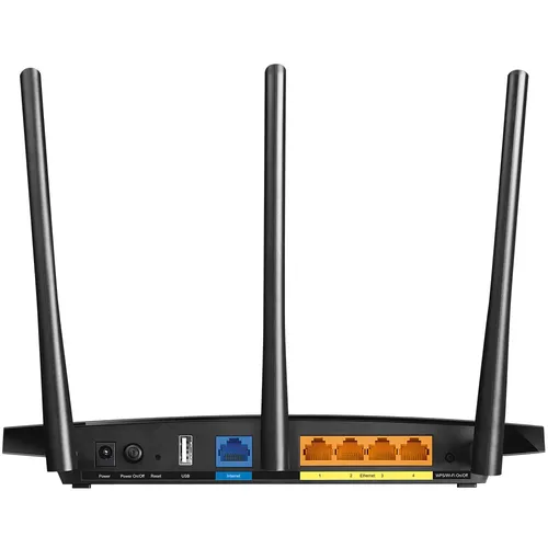 TP-Link Archer C7 | Roteador WiFi | AC1750, Dual Band, 5x RJ45 1000Mb / s, 1x USB 4GNie
