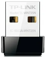 TP-Link TL-WN725N | Adaptér WiFi USB | N150, 2,4GHz Standardy sieci bezprzewodowejIEEE 802.11b