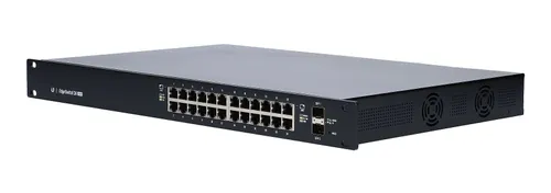 Ubiquiti ES-24-250W | Switch | EdgeMAX EdgeSwitch, 24x RJ45 1000Mb/s PoE+, 2x SFP, 250W Standard sieci LANGigabit Ethernet 10/100/1000 Mb/s