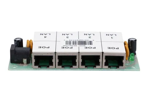 Extralink 4 Portový  | PoE Injector | 4x 100Mb/s RJ45, Bez Obuprowy Power over Ethernet48