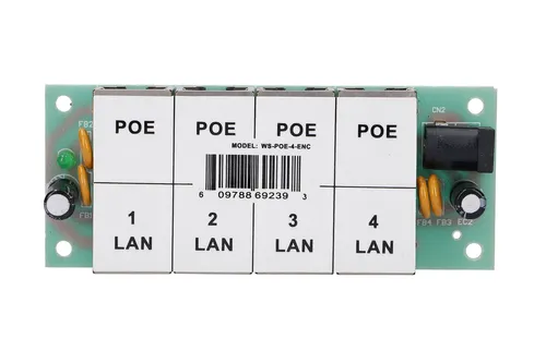 Extralink 4 Portowy | PoE Injector | 4x 100Mb/s RJ45, Bez Obudowy Technologia okablowania10/100
