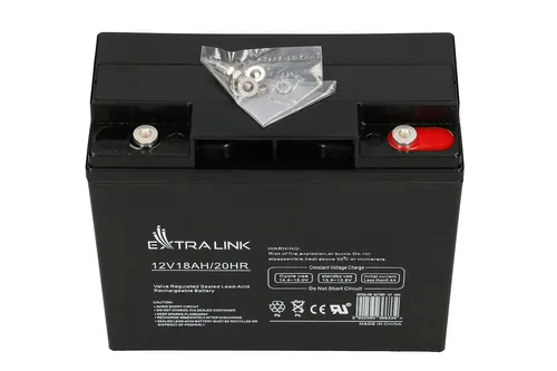 Extralink AGM 12V 18Ah | Аккумулятор | необслуживаемый Liczba baterii włączone1