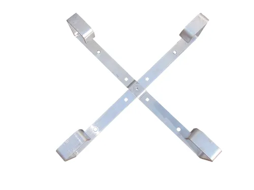 Extralink | Kablo saklama için dört kollu çerçeve | 450 x 450 x 70mm Kolor produktuSzary