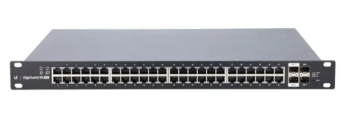 Ubiquiti ES-48-500W | Switch | EdgeMAX EdgeSwitch, 48x RJ45 1000Mb/s PoE+, 2x SFP+, 2x SFP, 500W Ilość portów LAN48x [10/100/1000M (RJ45)]
