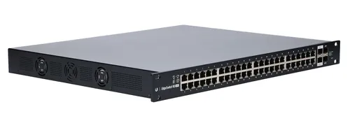 Ubiquiti ES-48-500W | Switch | EdgeMAX EdgeSwitch, 48x RJ45 1000Mb/s PoE+, 2x SFP+, 2x SFP, 500W Standard sieci LANGigabit Ethernet 10/100/1000 Mb/s