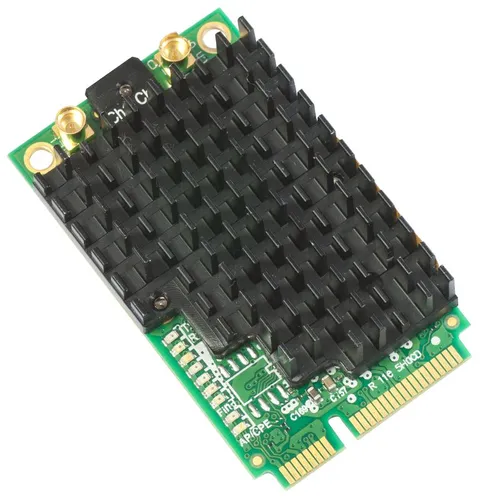 MikroTik R11e-5HacD | miniPCI-e Card | 5GHz, 2x MMCX Diody LEDStatus