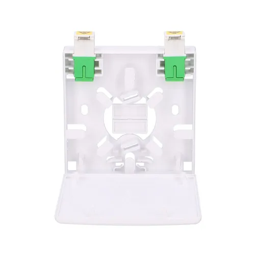 Extralink Agnes | Fiber optic termination box | 2 core with adapter Kolor produktuBiały