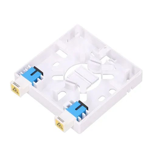 Extralink Agnes | Fiber optic termination box | 2 core with adapter Materiał obudowyKopolimer akrylonitrylo-butadieno-styrenowy (ABS)