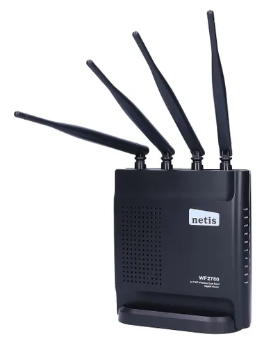Netis WF2780 | WiFi роутер | AC1200, Dual Band, 5x RJ45 1000Mb/s 0