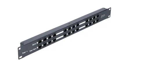 Extralink 12 Port | PoE Injector | 12x 100Mb/s RJ45, Rackmount MateriałyMetal