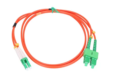 Extralink SC/APC-LC/APC | Patchcord | Multimodale, OM2, Duplex, 3mm, 1m Kategoria kablaMulti-Mode OM2