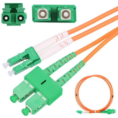 Extralink SC/APC-LC/APC | Patchkabel | Multimodus, OM2, Duplex, 3mm, 2m Długość2m