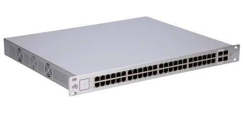 Ubiquiti US-48-750W | Schalter | UniFi, 48x RJ45 1000Mb/s PoE, 2x SFP+, 2x SFP, 750W Całkowita Power over Ethernet (PoE) budżetu34,2
