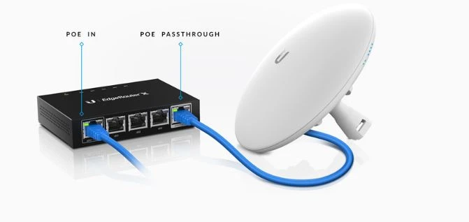 5x rj45 1000mbs 1x poe passthrough