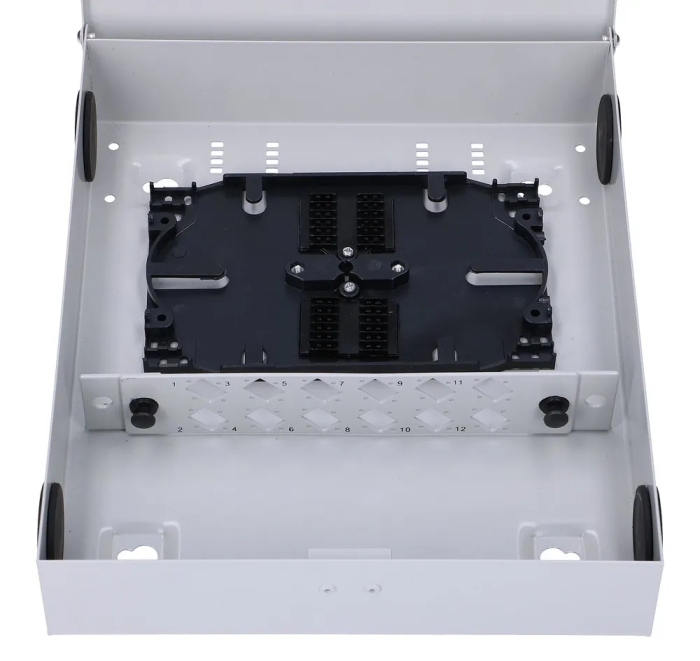 EXTRALINK DELIA 12 CORE FIBER OPTIC DISTRIBUTION METAL CABINET