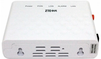 zte f601 gpon ont 1x ge optical networking, bez port telefoniczny pots, bez wifi w dwóch pasmach ghz ac, terminal abonencki gpon terminal optical networking, ont terminal.