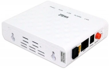 zte f601 gpon onu 1ge1gpon, 1x ge, bez 1x pots, nie patchcord, green design, port optyczny, urządzenia sieciowe gepon onu, terminal kliencki, bez kamery ip, bez karty sieciowe, 1x scpc