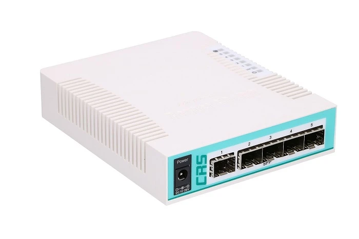 MikroTik CRS106-1C-5S | Switch | 1x RJ45 1000Mb/s, 6x SFP