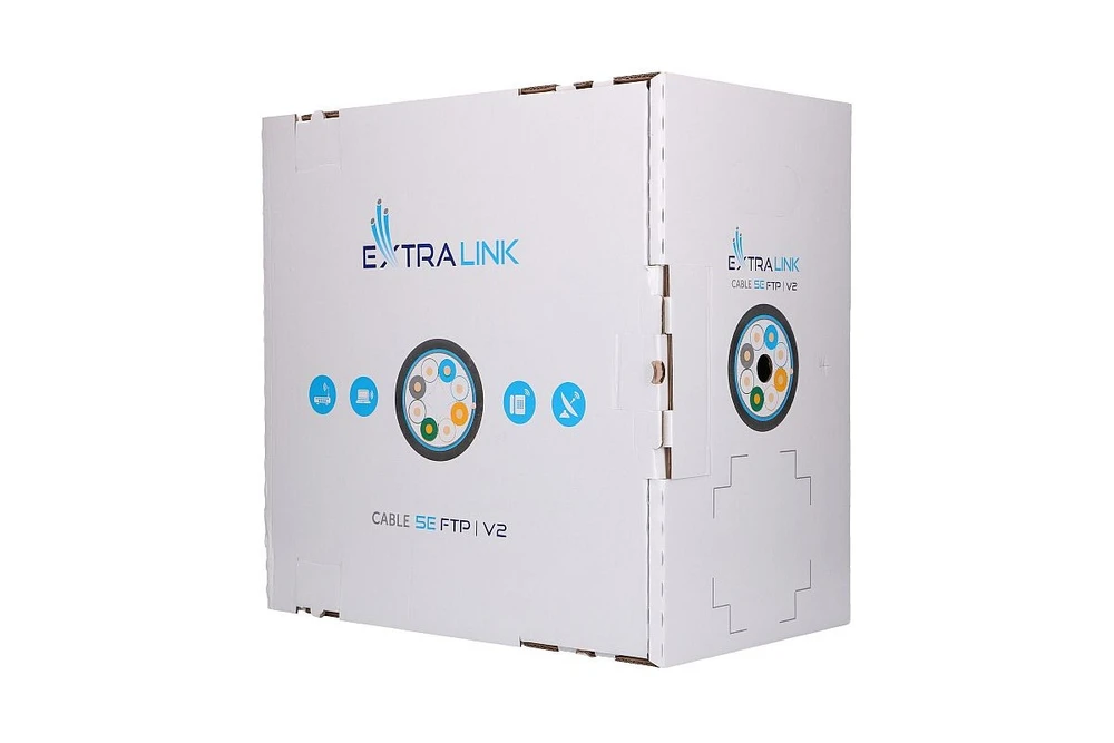 EXTRALINK CAT5E FTP (F/UTP) V2 OUTDOOR TWISTED PAIR 305M