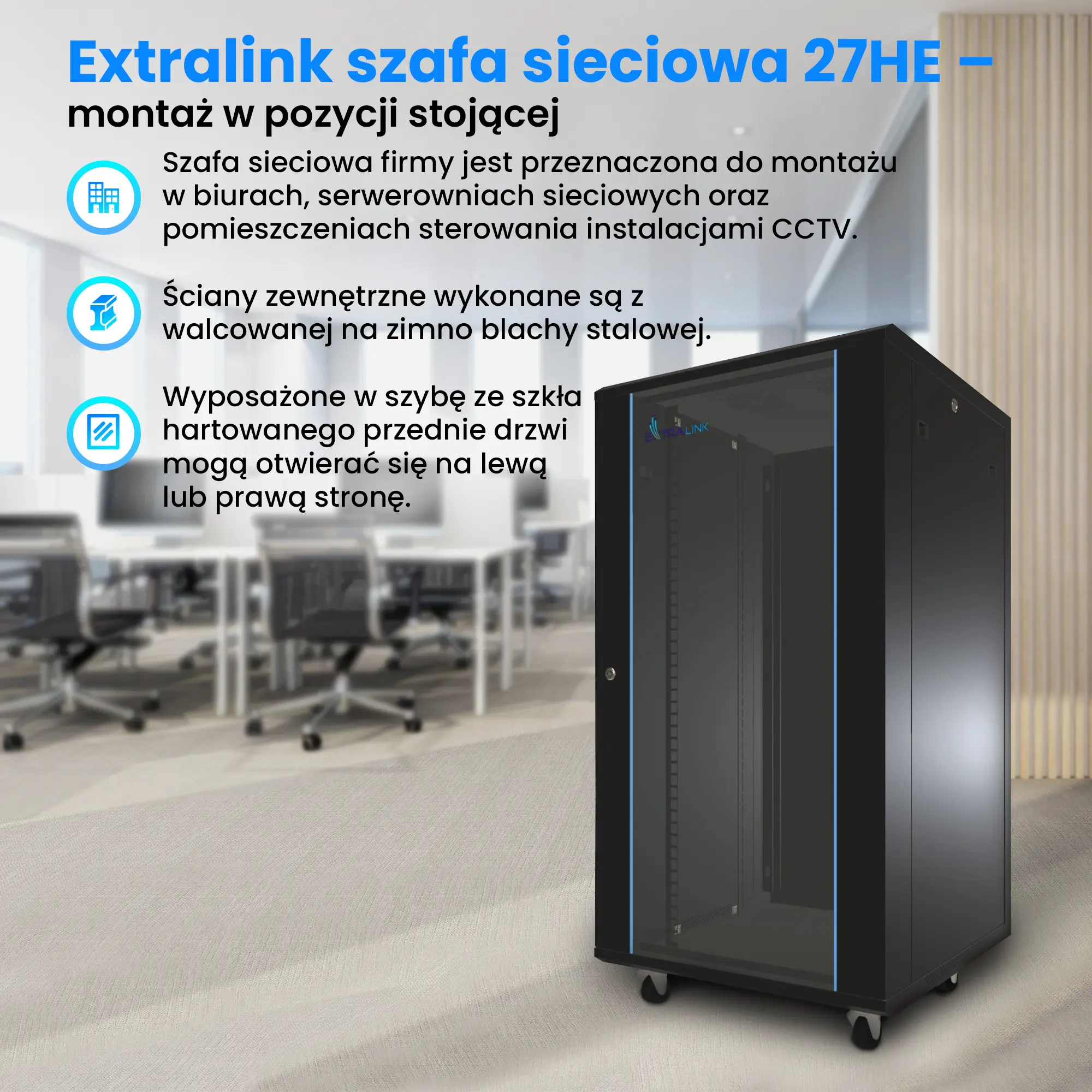 EXTRALINK Szafa Wnętrze