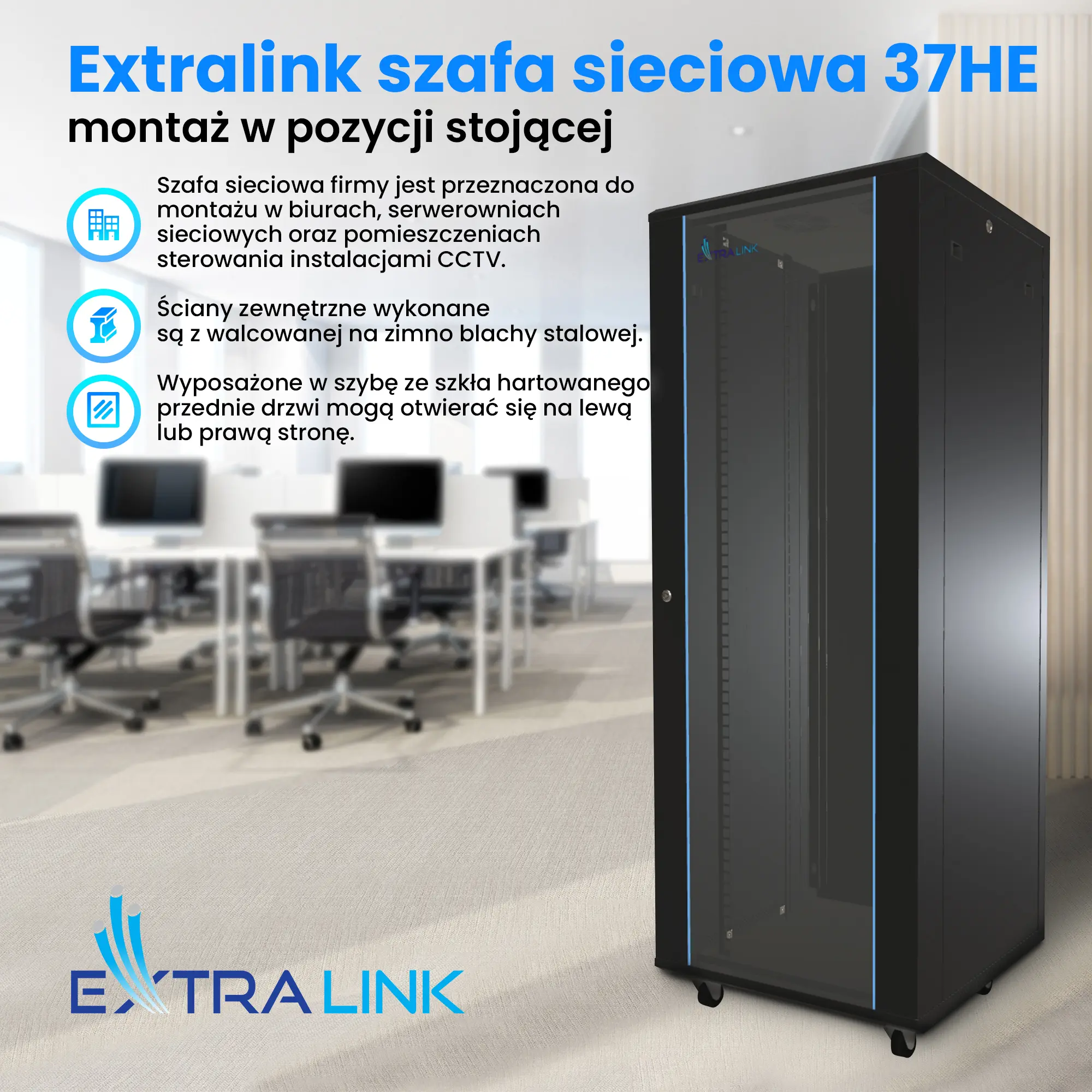 EXTRALINK Szafa Wnętrze