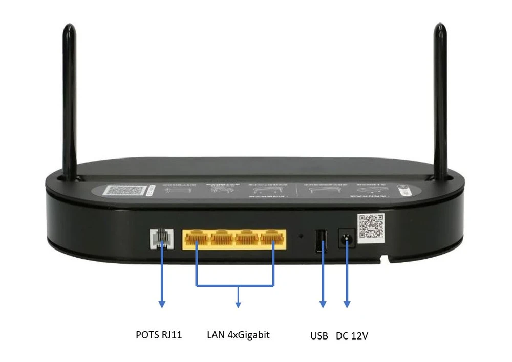 Huawei HS8145V5 | ONT | AC1200, Dual Band, 1x GPON, 4x RJ45 100