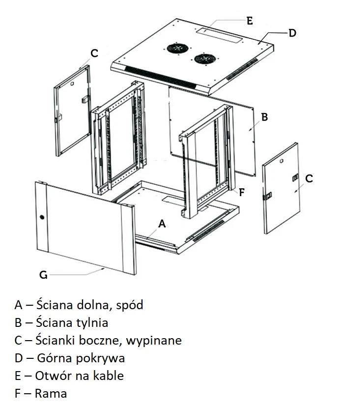 EXTRALINK Szafa Elementy