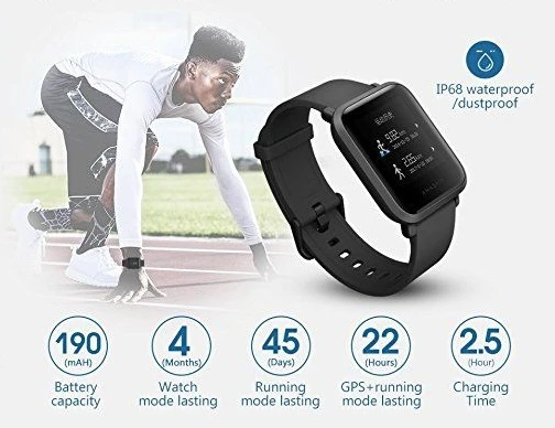 Xiaomi amazfit bip best sale running