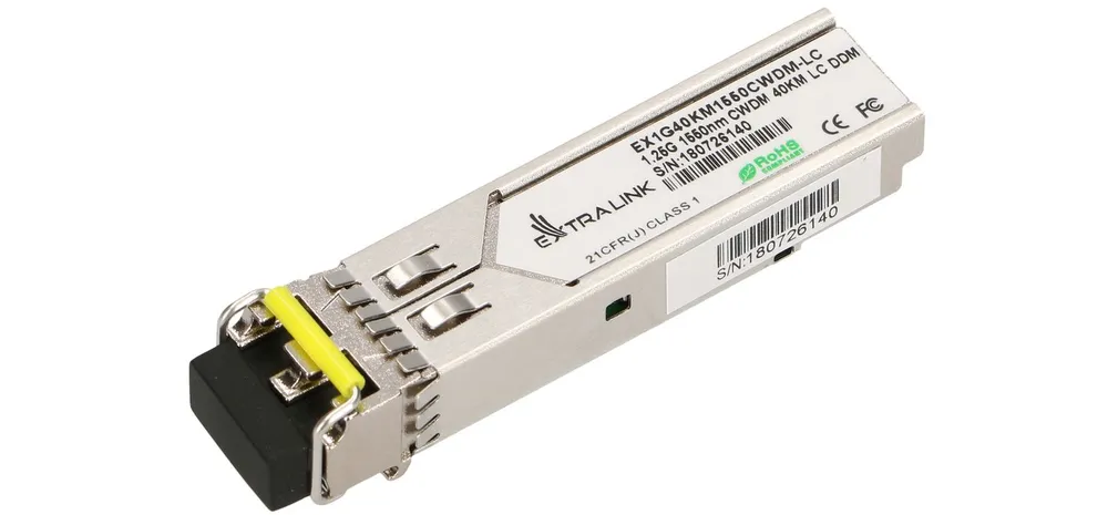 SFP CWDM 1.25G 1550NM SM 40KM LC DDM