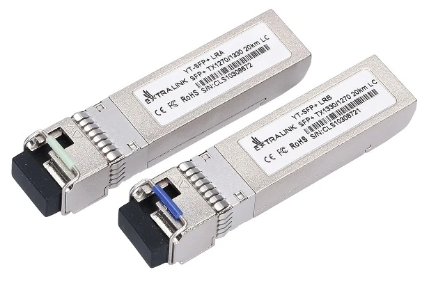 SFP+ 10G WDM 1270/1330NM SM 20KM - PAIR