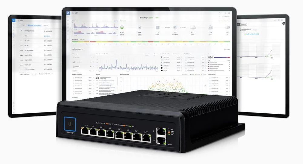 8x PoE++ ubiquiti networks