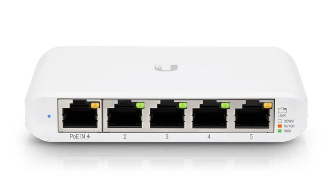 UBIQUITI USW-FLEX-MINI UNIFI COMPACT 5-PORT DESKTOP SWITCH 5-PACK