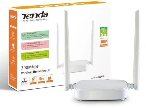 TENDA N301 WIRELESS N300 ROUTER