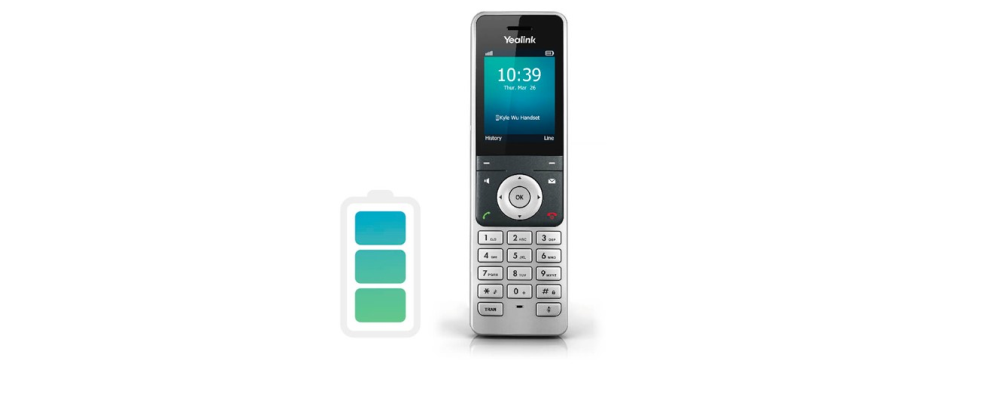 YEALINK W60P WIRELESS VOIP IP DECT PHONE WITH IP DECT POE BASE POWER SUPPLY