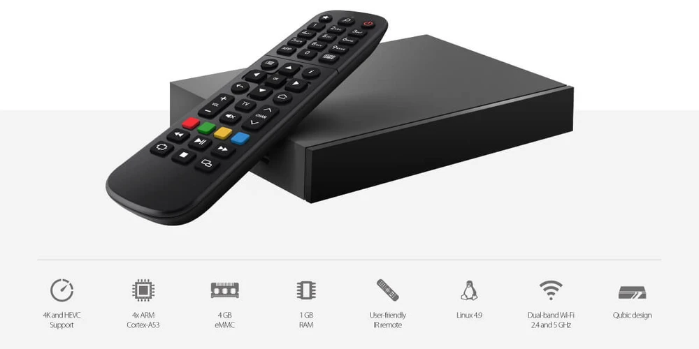 Infomir MAG520 | IPTV Set Top Box | 4K, HDR, HEVC, 1x HDMI