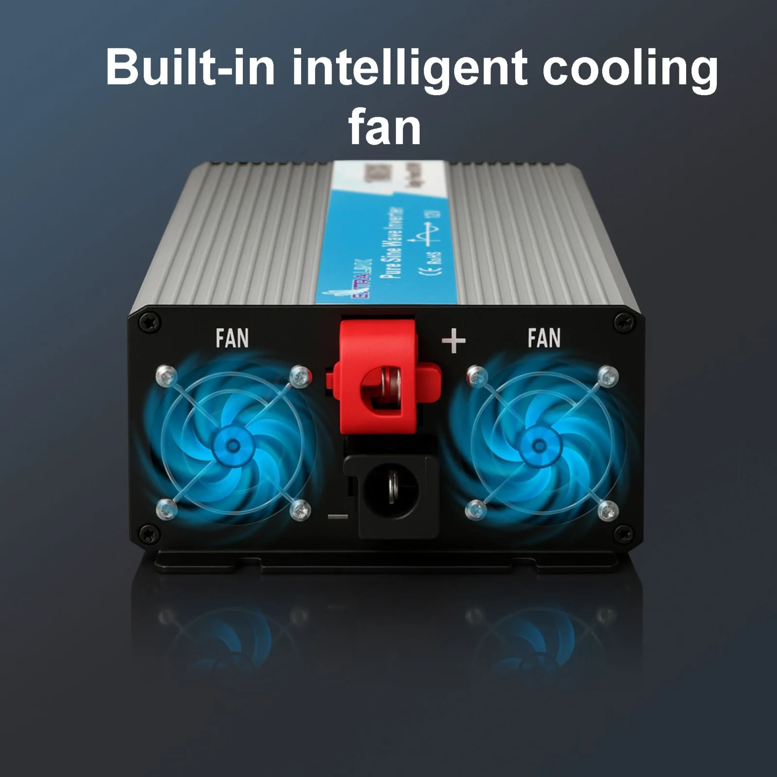 EXTRALINK VOLTAGE CONVERTER 12V - 230V, 1000W, PURE SINE OPIP-1000W