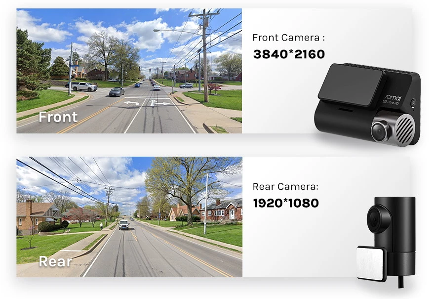 XIAOMI 70MAI DASH CAM A800S 4K GPS REAR CAM MIDRIVE A800S-1