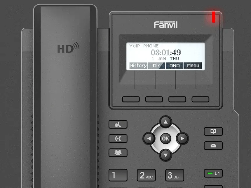 FANVIL X1SG - VOIP PHONE WITH IPV6, HD AUDIO, LCD DISPLAY, 10/100/1000 MBPS POE