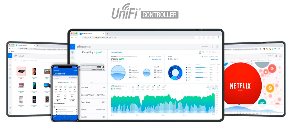 UBIQUITI USW-ENTERPRISE-24-POE UNIFI SWITCH 12x 2,5GB/S RJ45 POE+, 12x 1GB/S RJ45 POE+, 2x 10GB/S SFP+, RPS DC INPUT, TOTAL 400W UNIFI CONTROLLER